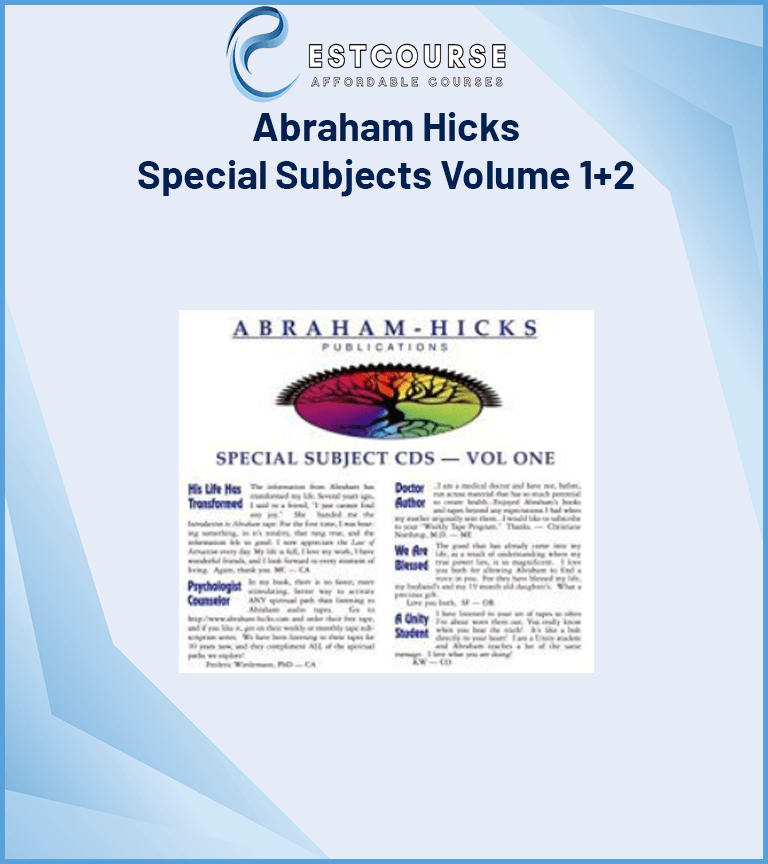 Abraham Hicks – Special Subjects Volume 1+2