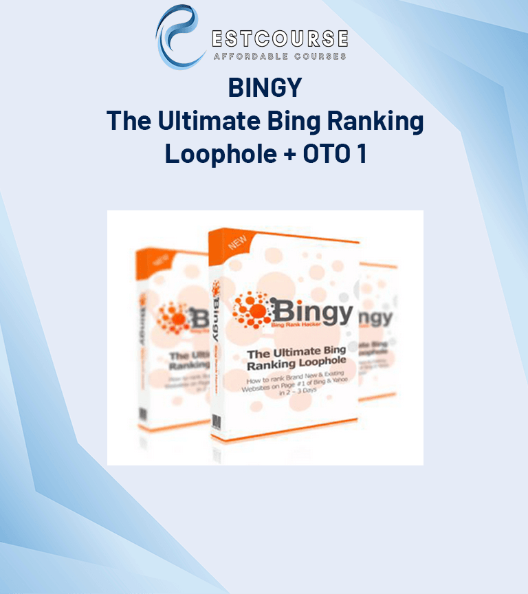 BINGY – The Ultimate Bing Ranking Loophole + OTO 1