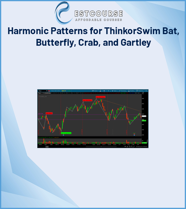Harmonic Patterns for ThinkorSwim Bat, Butterfly, Crab, and Gartley