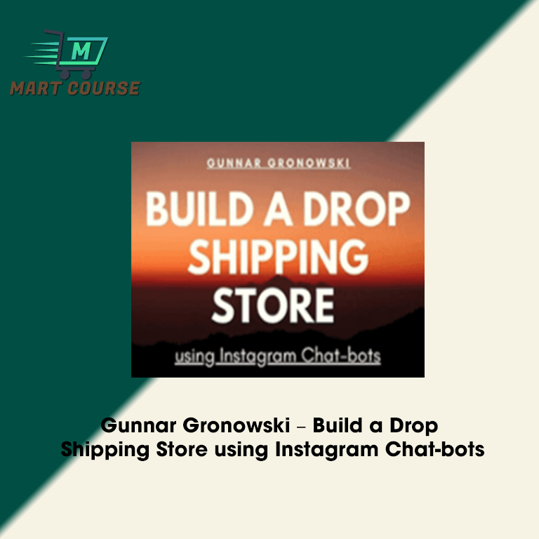 Gunnar Gronowski Build a Drop Shipping Store using Instagram Chat