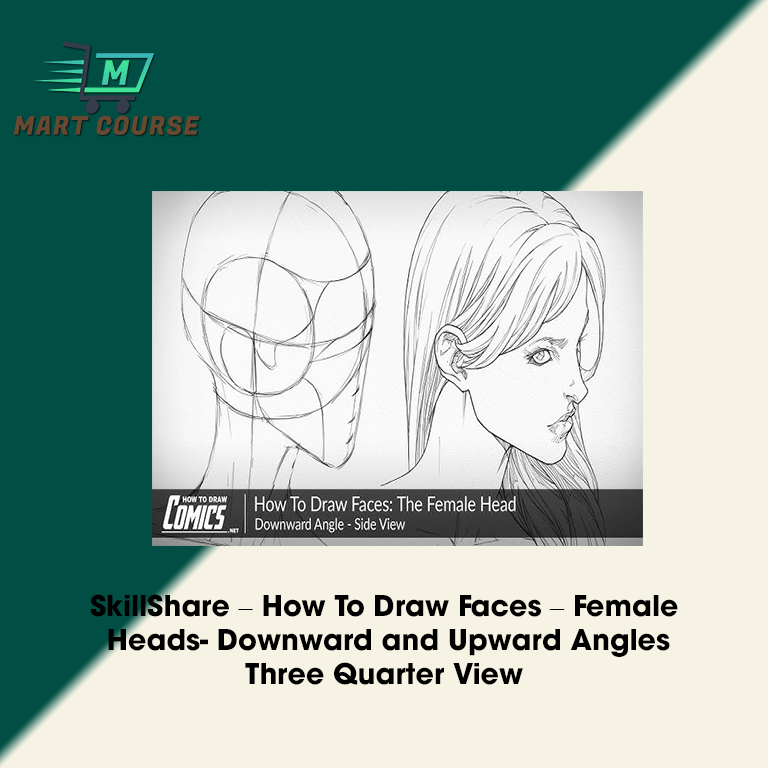 SkillShare – How To Draw Faces – Female Heads- Downward and Upward ...