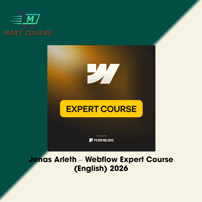 Webflow Expert Course English 2026 dashboard preview