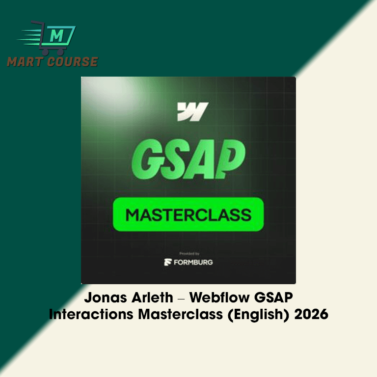 Jonas Arleth – Webflow GSAP Interactions Masterclass (English) 2026