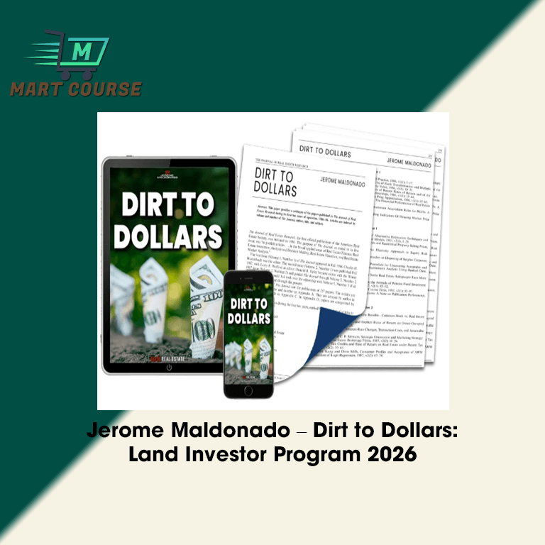 Jerome Maldonado – Dirt to Dollars: Land Investor Program 2026