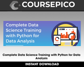 Complete Data Science Training with Python for Data Analysis