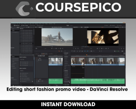 Editing short fashion promo video - DaVinci Resolve