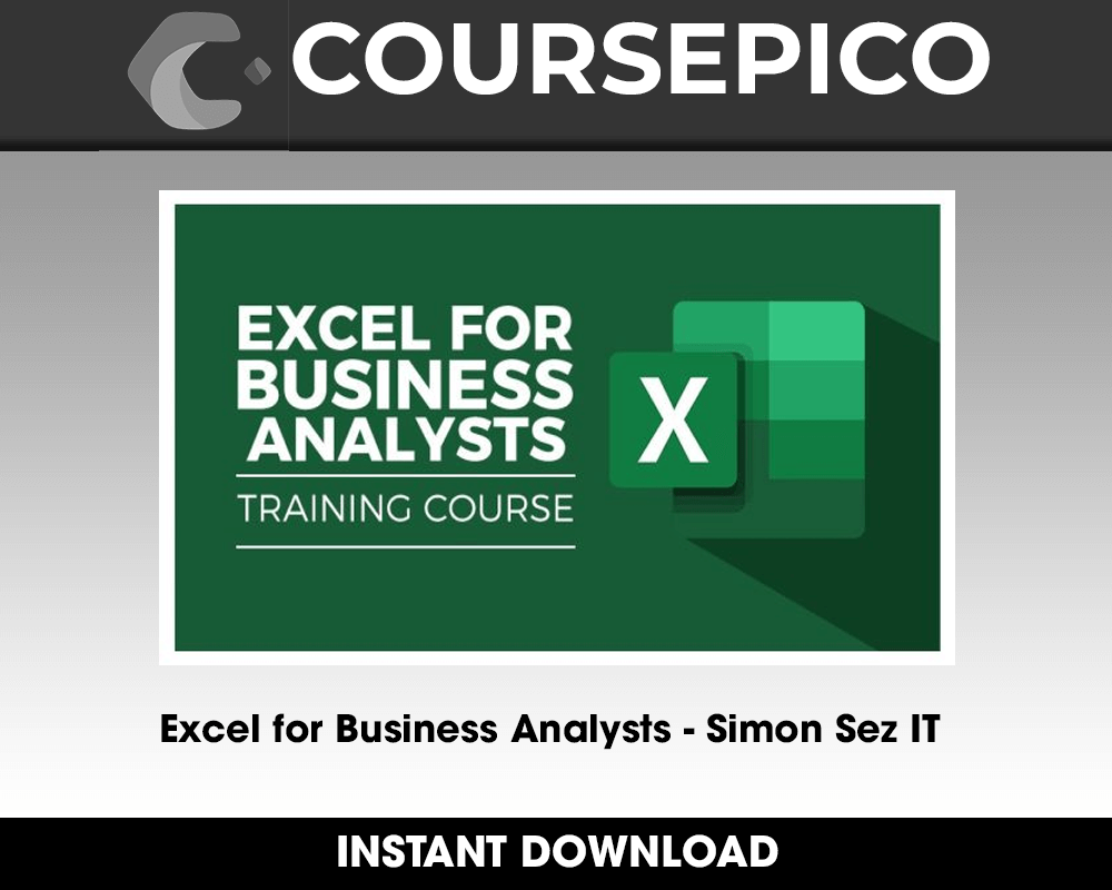 Excel for Business Analysts - Simon Sez IT