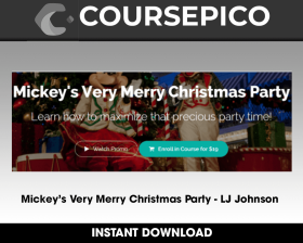 Mickey’s Very Merry Christmas Party - LJ Johnson