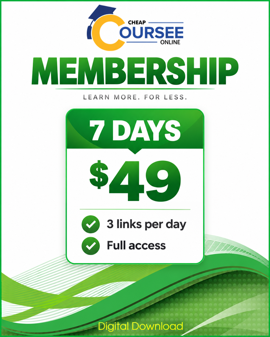Membership Plan 7 day