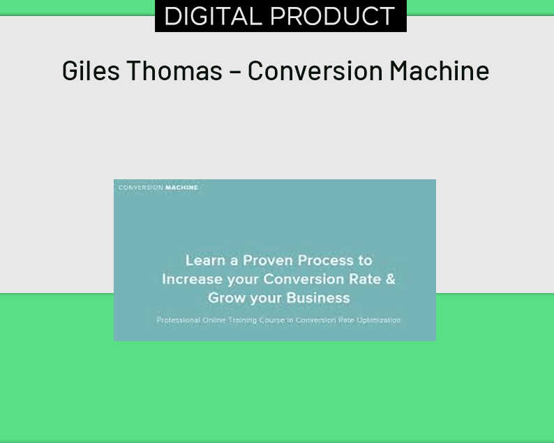 Giles Thomas – Conversion Machine